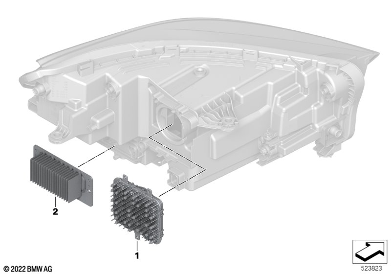 G05N/G60/G70 блок управления фарами