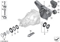 Детали редуктора заднего моста - 215LW