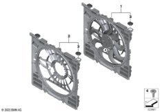 Кожух вентилятора-дополнительн.элементы