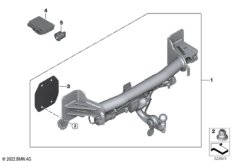 Тягово-сцепн.устр-во откидное электрич.