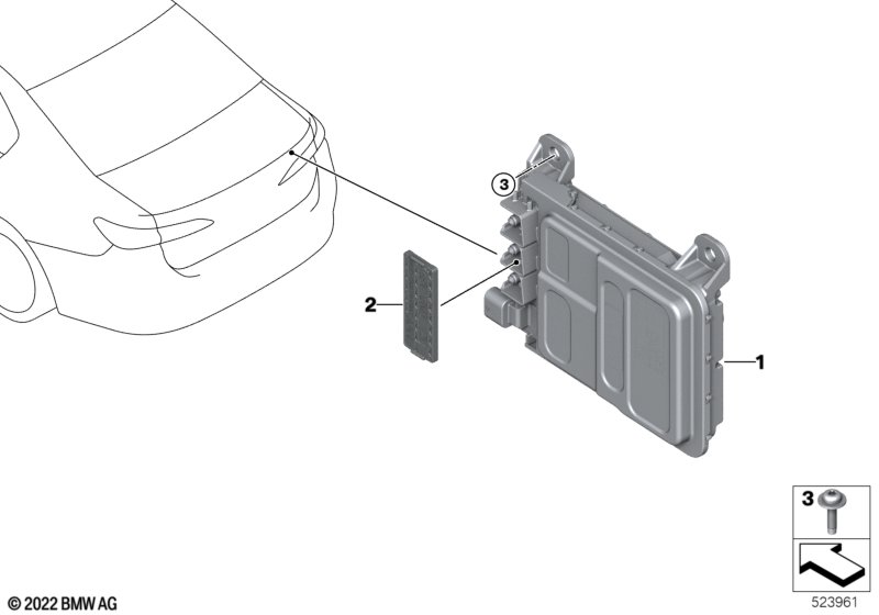 F70/G61/G70 блок PCU