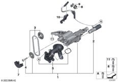 Смазочная система/маслян.насос с прив.