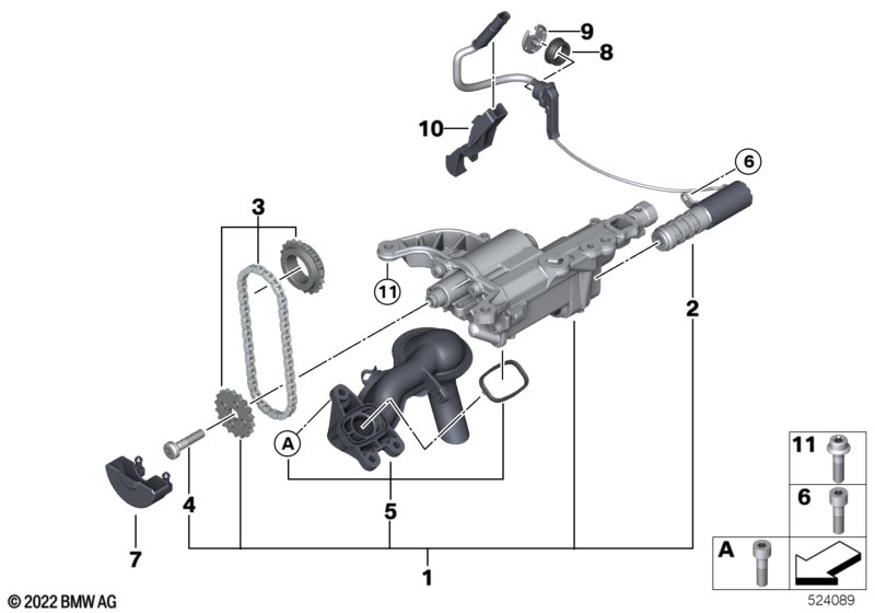 Смазочная система/маслян.насос с прив.