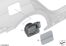 Заслонка заливного отверстия