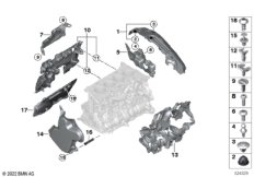 Звукоизоляционный кожух двигателя