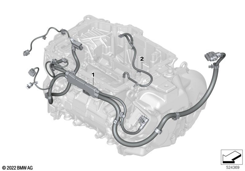Жгуты проводов для переднего моста