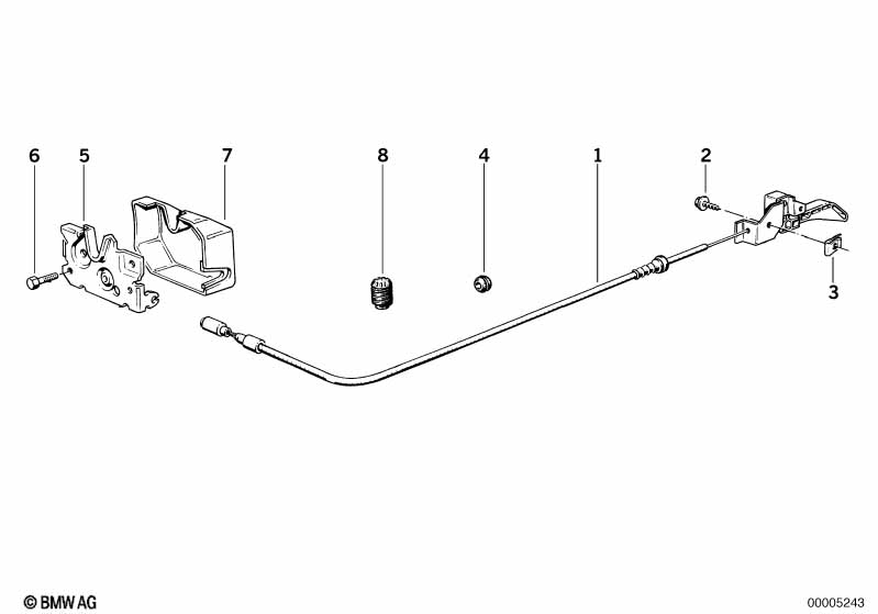 Привод капота