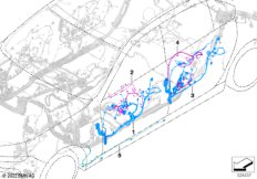 Жгут проводов двери