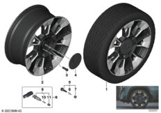 BMW л/с диск звездообр.спицы 923M - 23"