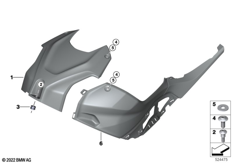 Облицовка топливного бака
