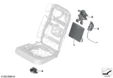 Заднее сиденье, функции комфорта