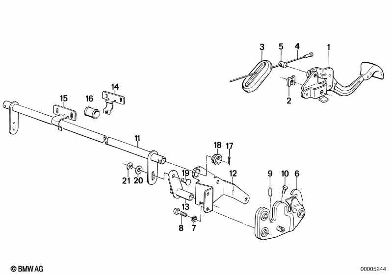 Привод капота