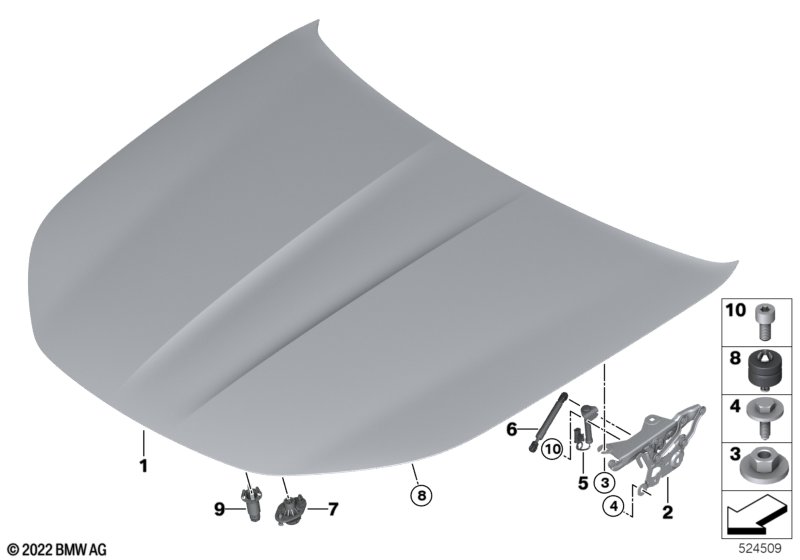 Крышка капота / навесное оборудование