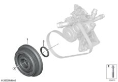 Демпфер крут.колебаний ременного прив.