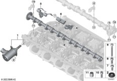 Эксц.вал мех.упр.газораспред,с/двигатель