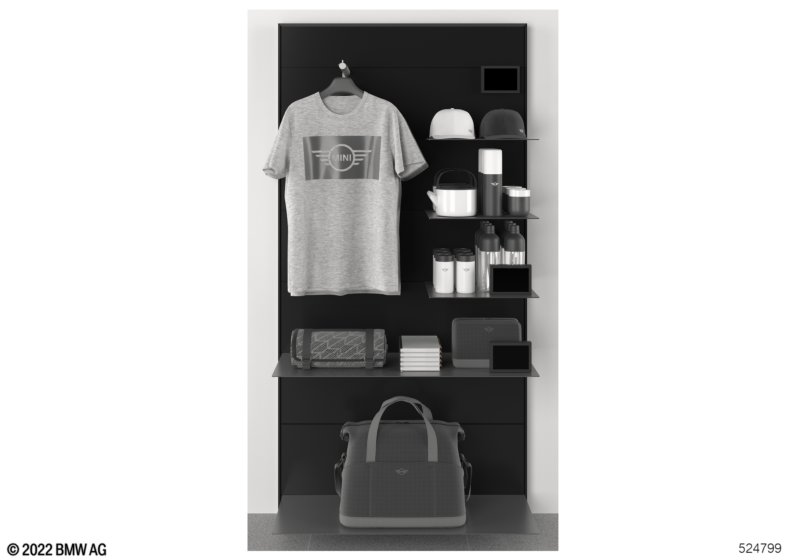 Дисплей Black & White выс.настен.монтаж