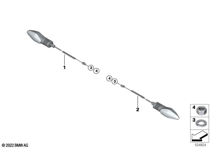 С/д фонарь указателя поворота Пд
