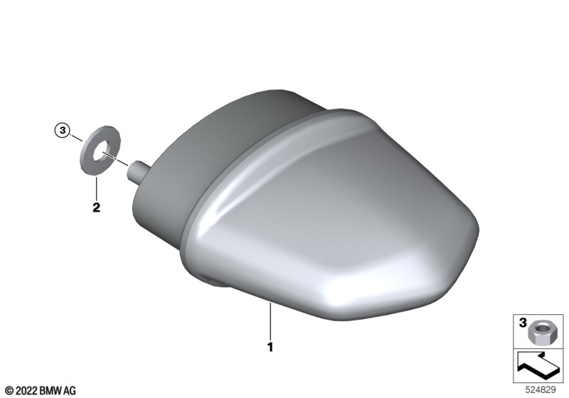 Фонарь подсветки номерного знака