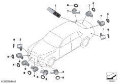 Сигнализация авар.сближен.при парк.(PDC)