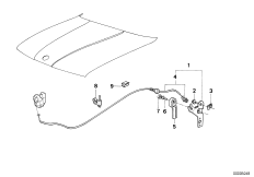Привод капота