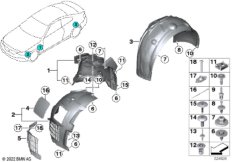 Защитный кожух колесной ниши