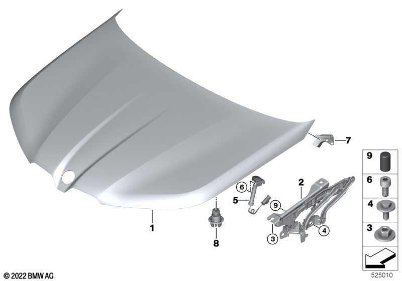 Крышка капота / навесное оборудование