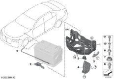Оригинальные доп.элементы BMW для АКБ