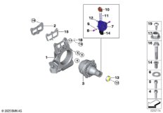 Опора подшипника колеса