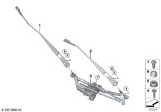 Детали стеклоочистителя