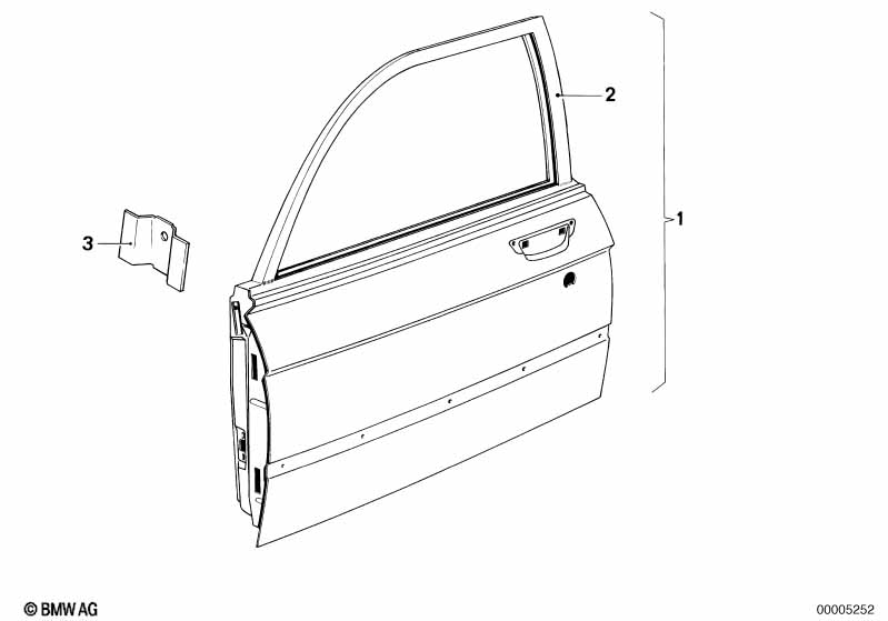 передняя дверь