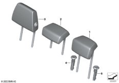 Подголовник заднего сиденья