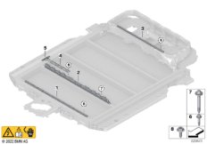 Прижимные планки высоковольтной батареи