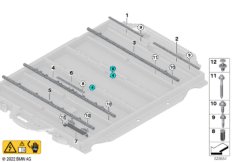 Прижимные планки высоковольтной батареи