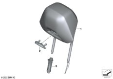 Сиденье Пд подголовник спорт.сиденья M