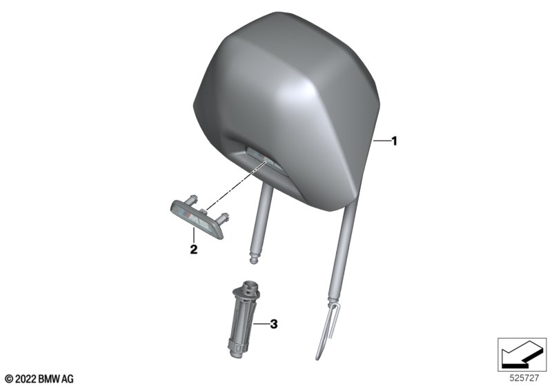 Сиденье Пд подголовник спорт.сиденья M
