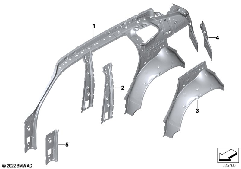 Боковой каркас Внутр