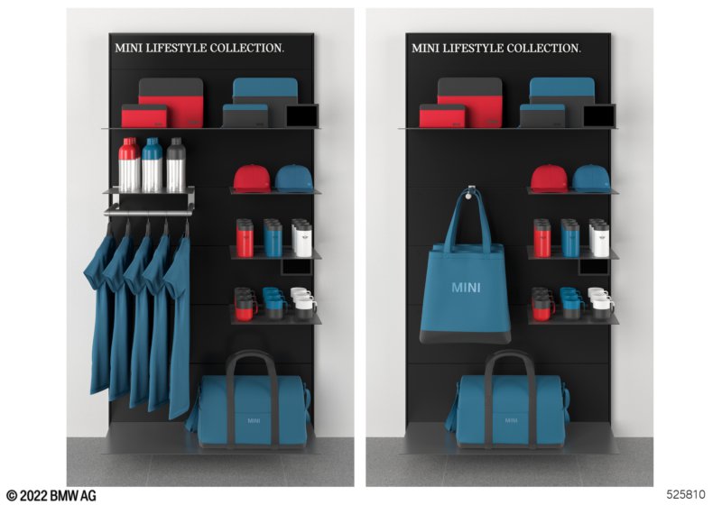 MINI Collection 18/20 стеллаж крас./син.