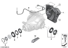 Детали редуктора заднего моста - 215LWS