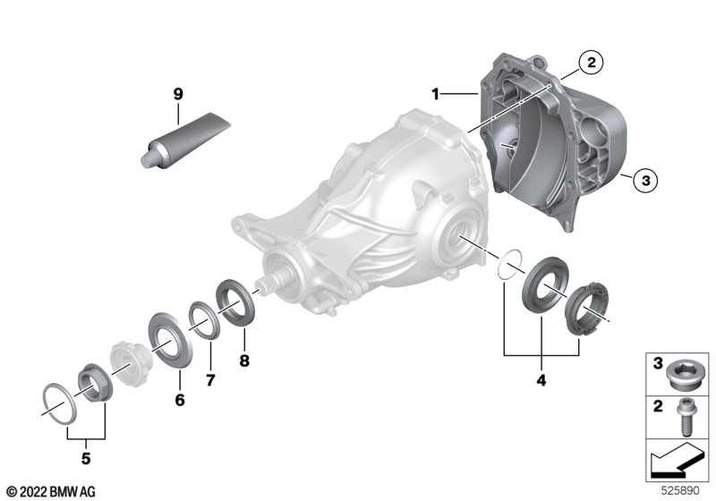 детали редуктора заднего моста