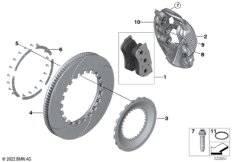 Диск тормозного механизма перед.колеса