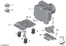 Гидроагрегат DSC/ЭБУ/кронштейн