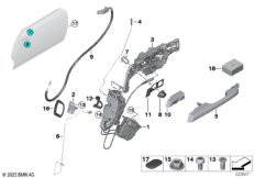 Система замков передней двери