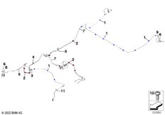 Держатель трубопровода тормоз.системы