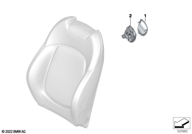 Накладки спинки переднего сиденья