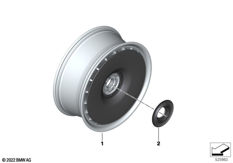 Легкосплавный диск, style 847