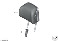 Сиденье Пд, подголовник базового сиденья