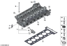 Головка блока цилиндров-доп.элементы