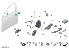 Система замков передней двери