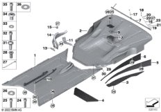 Облицовка днища кузова