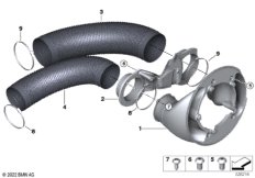 Воздуховод тормозного механизма